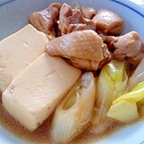 鶏ももで作る★肉豆腐